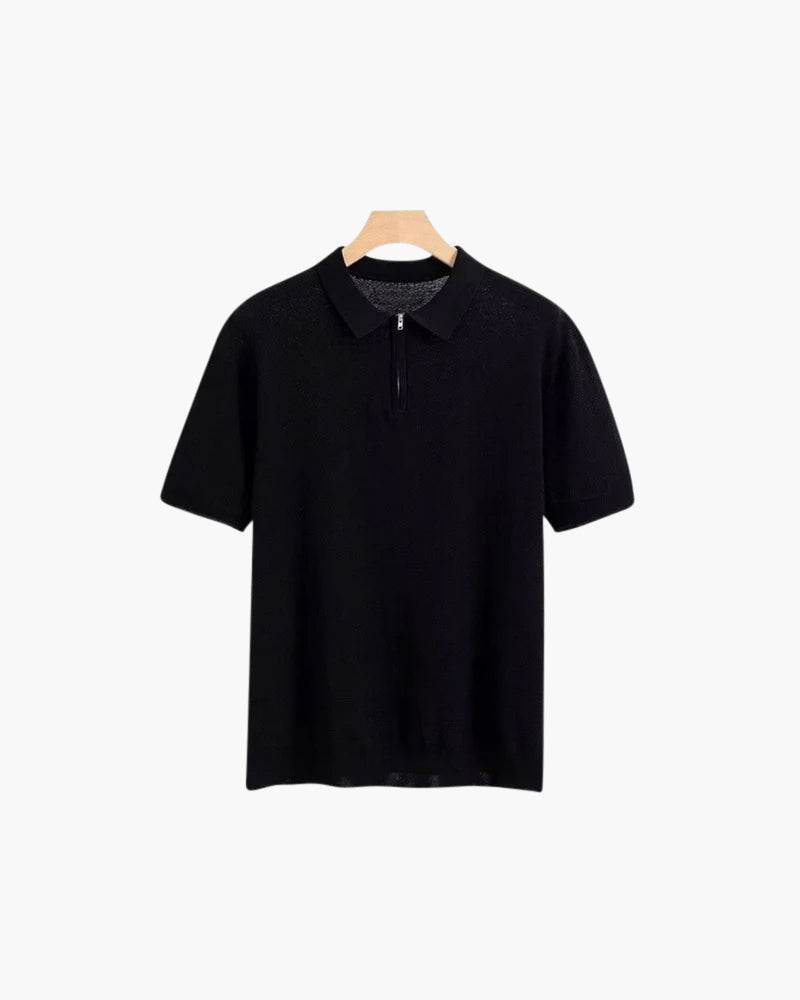 Invoux Valmero Zip-Mesh Polo