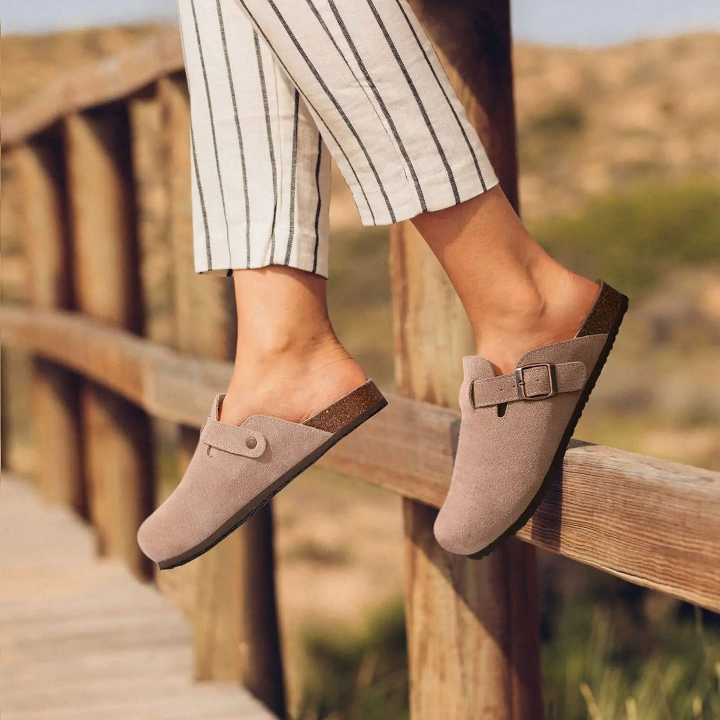 Invoux Torino Suede Clogs
