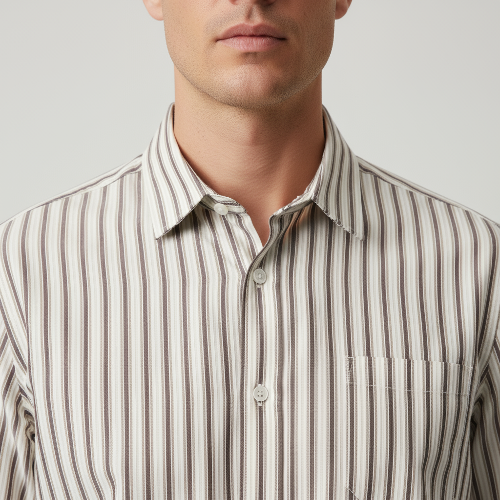 Invoux Palermo Striped Linen Shirt