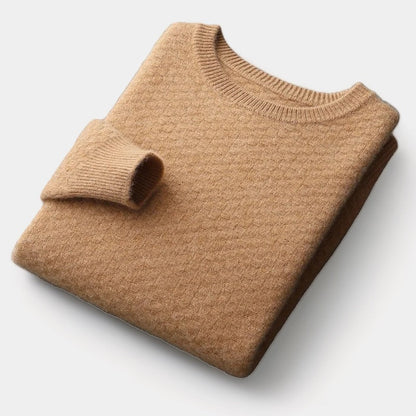 Invoux Marseilles Merino Wool Checkered Sweater