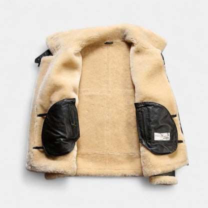 Invoux Lexington Shearling Aviator Coat