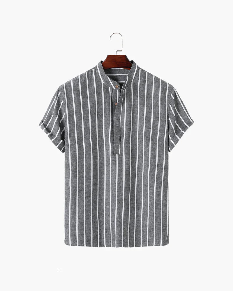 Invoux Valbonne Striped Linen Shirt