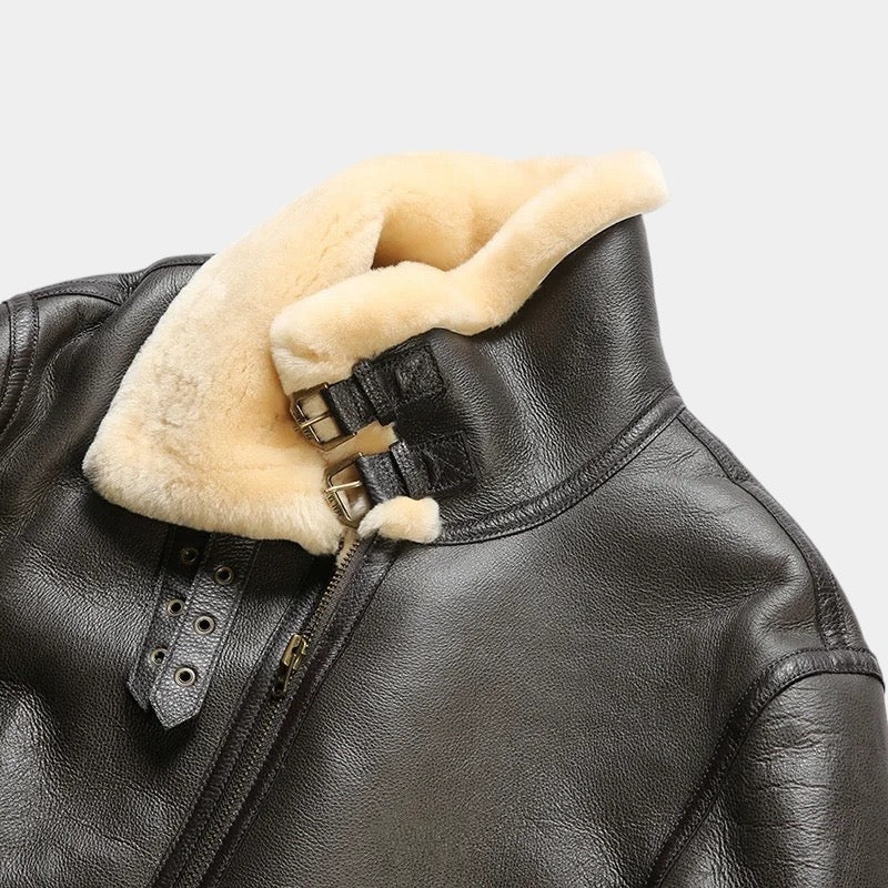 Invoux Lexington Shearling Aviator Coat