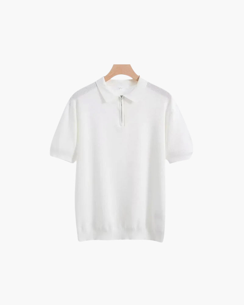 Invoux Valmero Zip-Mesh Polo