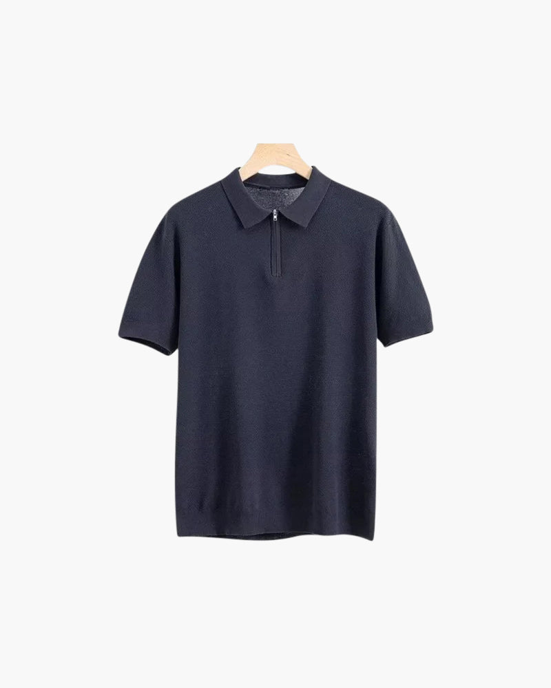 Invoux Valmero Zip-Mesh Polo