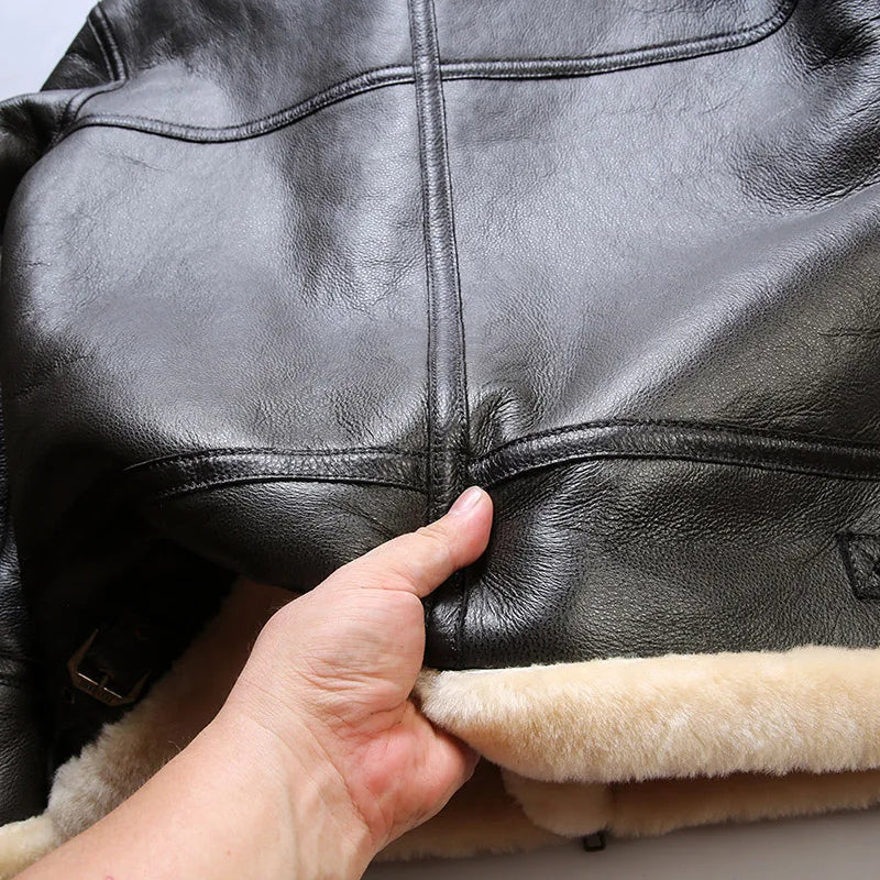 Invoux Lexington Shearling Aviator Coat