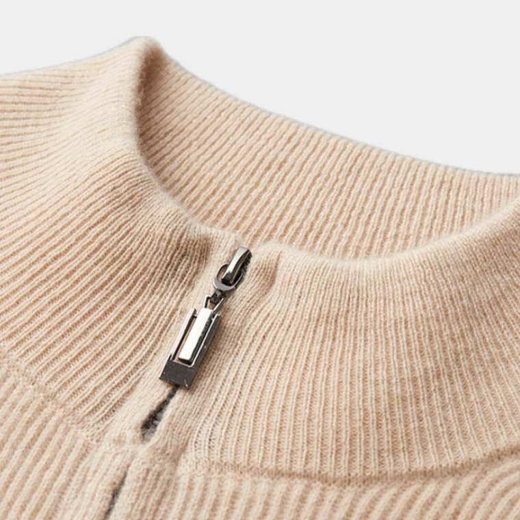 Invoux Aristeo Merino Zip Sweater