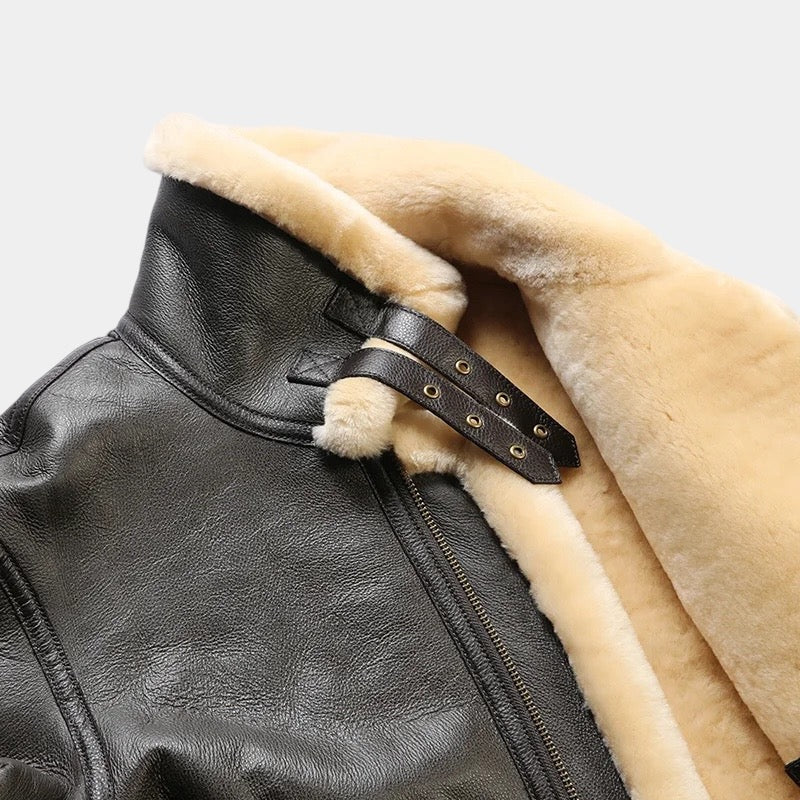 Invoux Lexington Shearling Aviator Coat