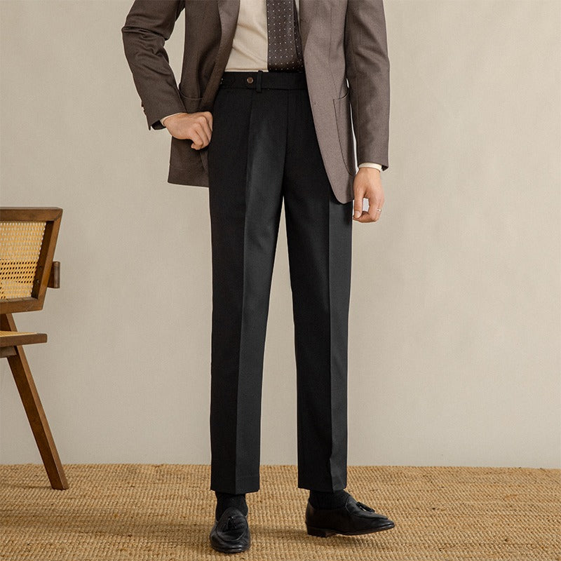 Invoux Moretti Herringbone Trousers