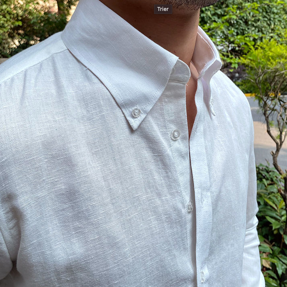 Invoux Portman Linen Blend Shirt