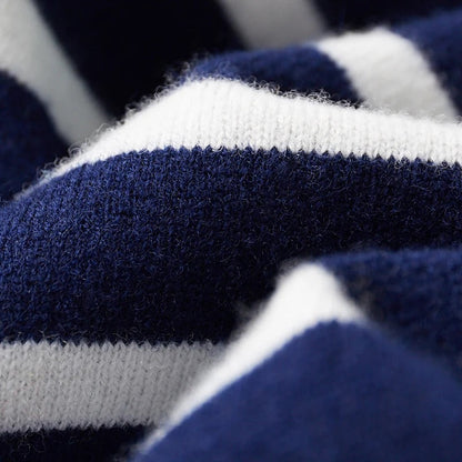 Invoux Montclair Merino Wool Navy Sweater