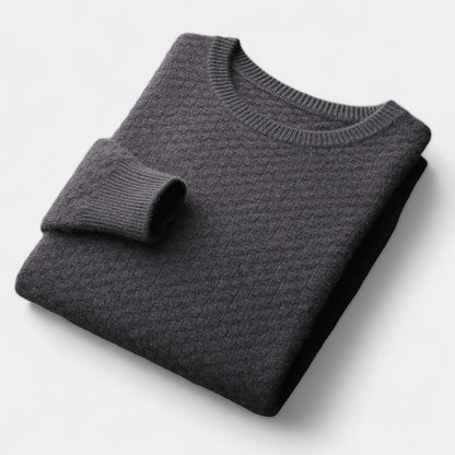 Invoux Marseilles Merino Wool Checkered Sweater