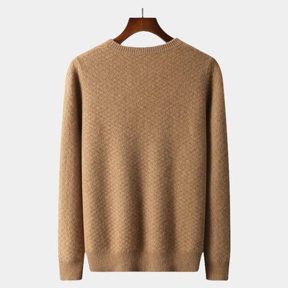 Invoux Marseilles Merino Wool Checkered Sweater