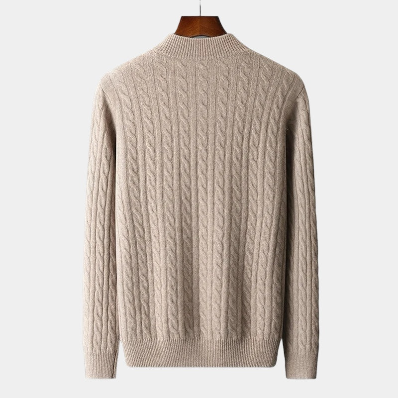 Invoux Bellagio Merino Wool Quarter-Zip Sweater