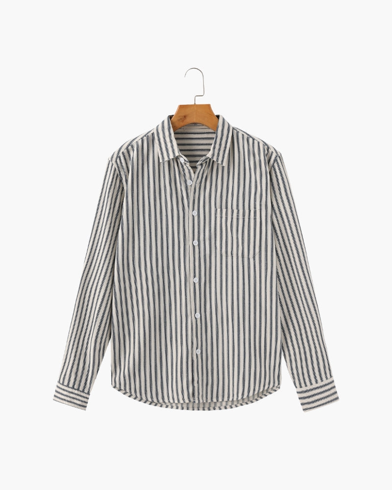 Invoux Palermo Striped Linen Shirt