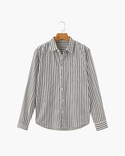 Invoux Palermo Striped Linen Shirt
