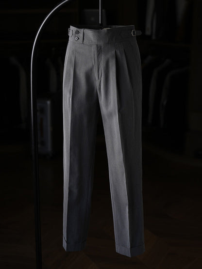 Invoux Moretti Pinstripe Trousers