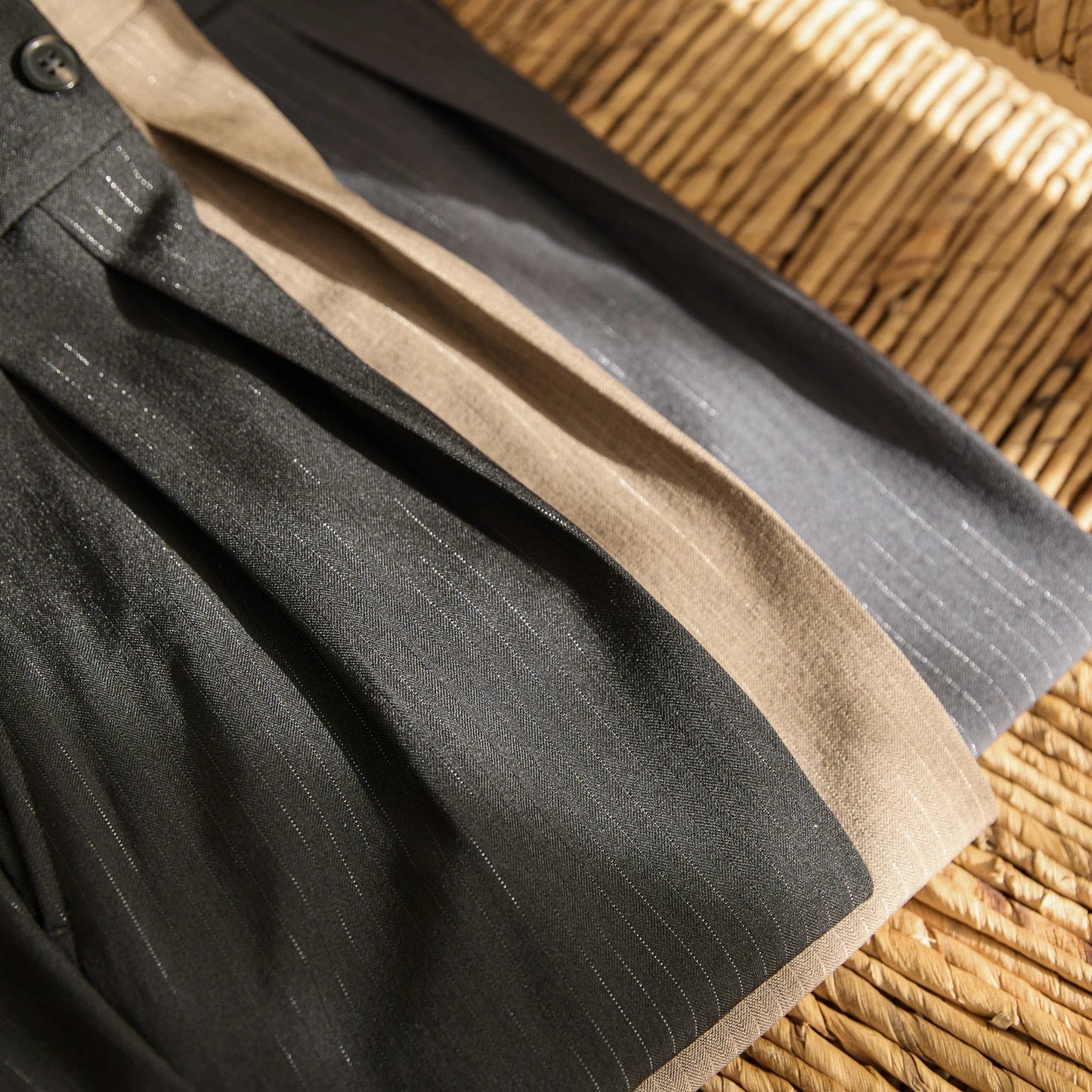 Invoux Mariani Pinstripe Trousers