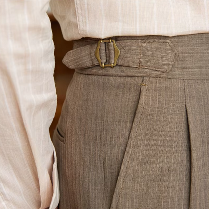 Invoux Mariani Pinstripe Trousers