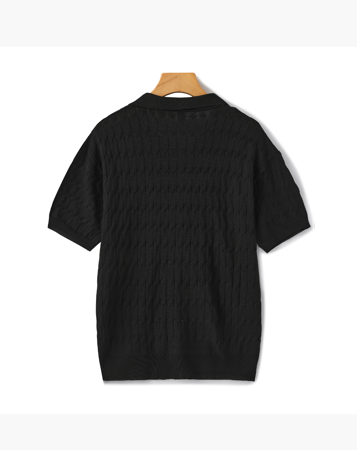 Invoux Bellano Textured Knit Polo