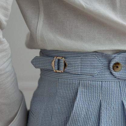 Invoux Maris Seersucker Trousers