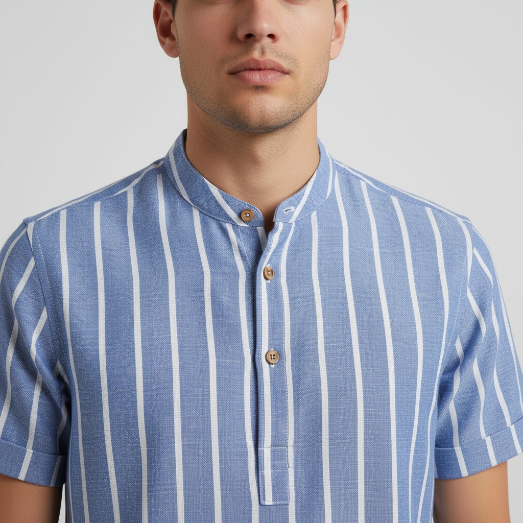 Invoux Valbonne Striped Linen Shirt