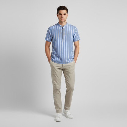 Invoux Valbonne Striped Linen Shirt