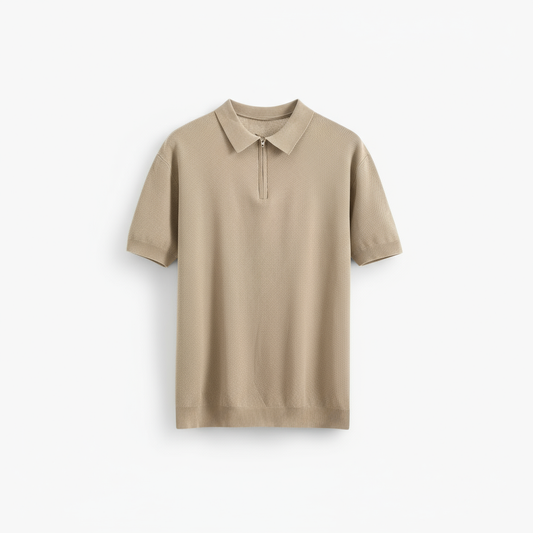 Invoux Valmero Zip-Mesh Polo