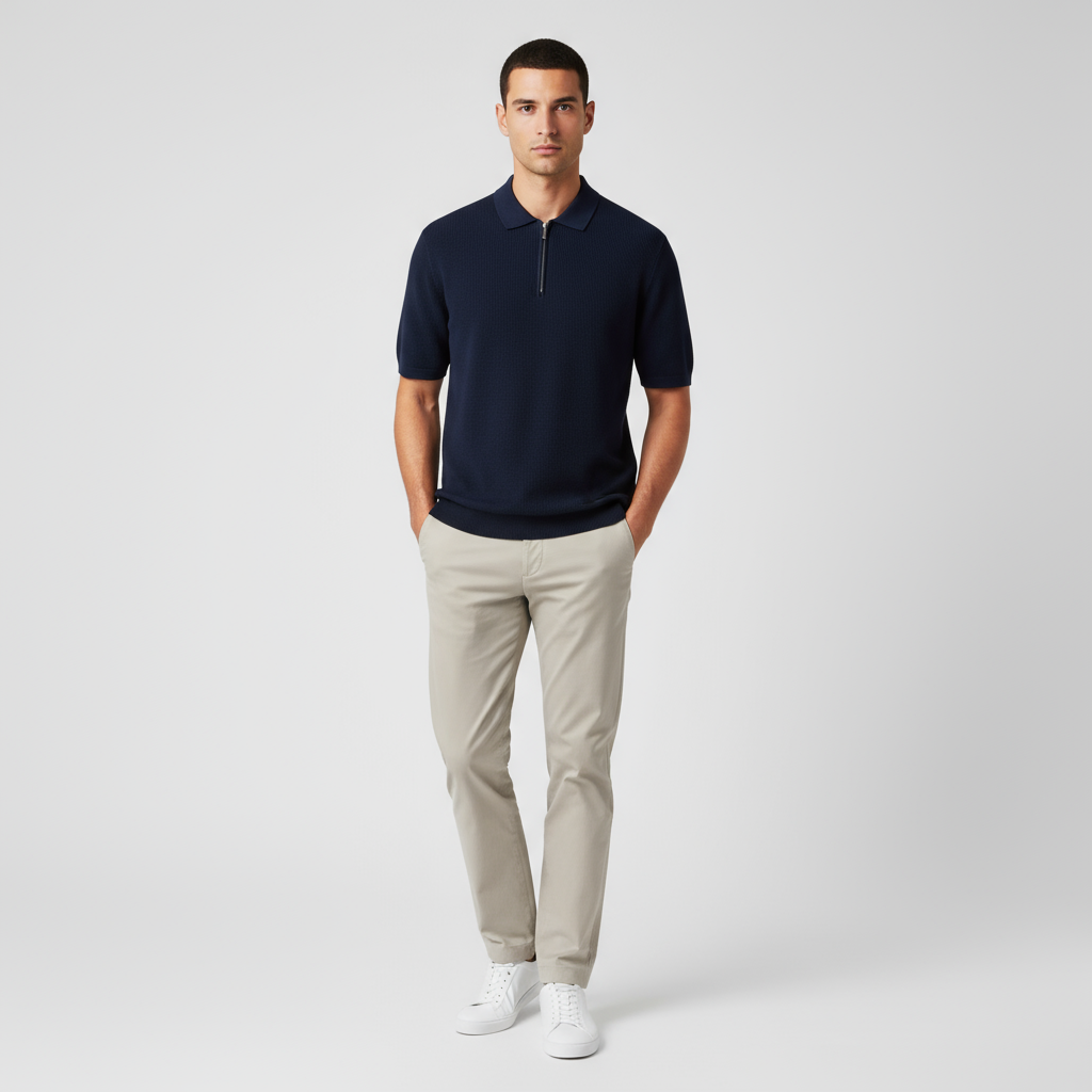 Invoux Vercelli Zip Polo